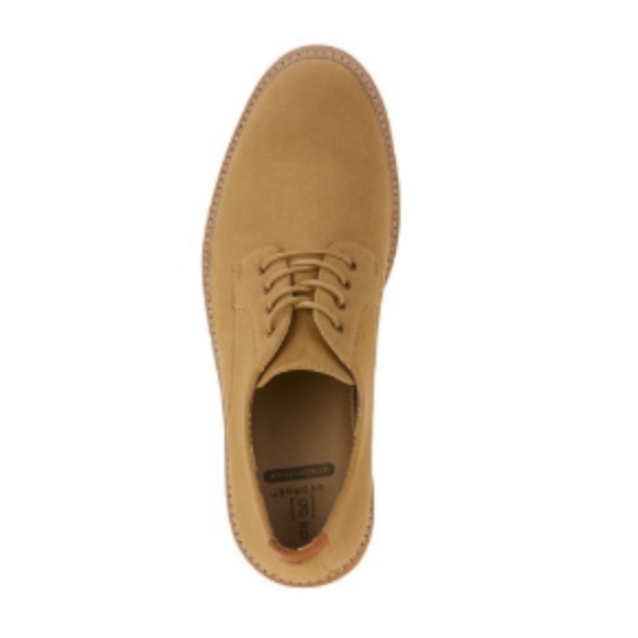 NWT Mens Casual "Oxford" Faux Suede Shoes - Picture 2 of 6